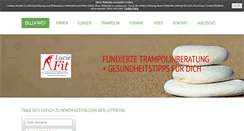Desktop Screenshot of luciefit.de